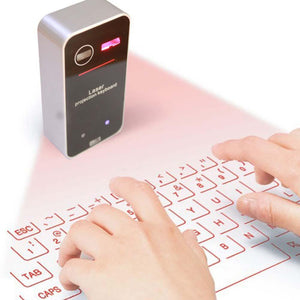 Portable Virtual Laser Bluetooth Keyboard Mouse Function