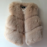 ZADORIN Thick Warm Faux Fox Fur Vest Women High Quality Fashion V-Neck Short Waistcoat