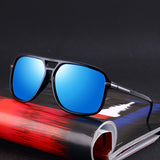 Oversized Men Polarized Mirror Goggles Driving Designer Retro HD Sunglasses