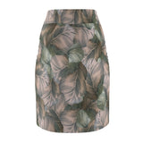 Heathered Grey Twine Women's Pencil Skirt