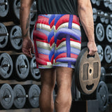 America Mushrooms Men's Athletic Long Shorts
