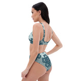 Blue Dianne Madalas Recycled high-waisted bikini