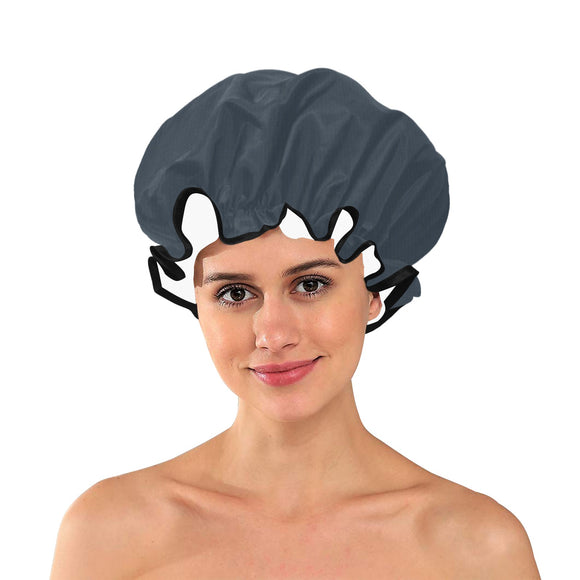 Char Limed Spruce Cozy Soft Band Shower Cap