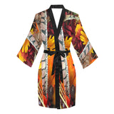 Autumn Blends Long Sleeve Kimono Robe