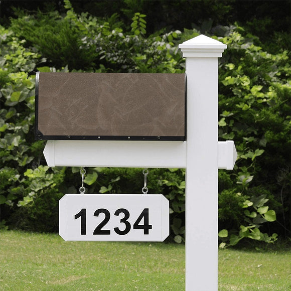 Quincy Tobacco Brown Mailbox Cover