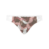 Raspberry Sandal Twist Women's Lace Underwear (ModelL41)