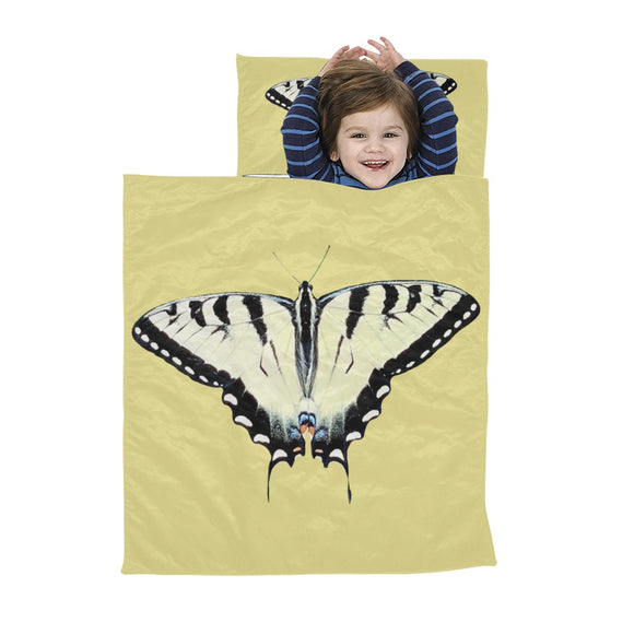 Yellow Tiger Swallowtail Butterfly Kids' Sleeping Bag