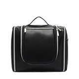 Cosmetic Bag Multifunctional Large Capacity Portable PU Leather Cloth Tote Net Traveling