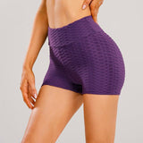Women's High Waist Yoga Scrunch Ruched Tummy Control Butt Lift Solid Colored Activewear