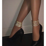 Women's Ankle Bracelet Luxury Imitation Diamond Jewelry Gold Silver Daily Carnival Traveling Promise