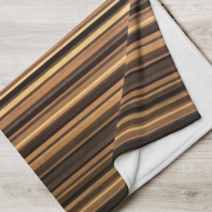Twine Vertical Stripes Throw Blanket