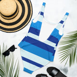 Azure Blue Radiance One-Piece Swimsuit