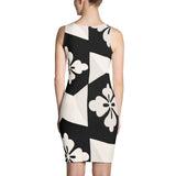 Black White Tiles Sublimation Cut & Sew Dress