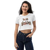 This Girl is Glowing Organic Crop Top