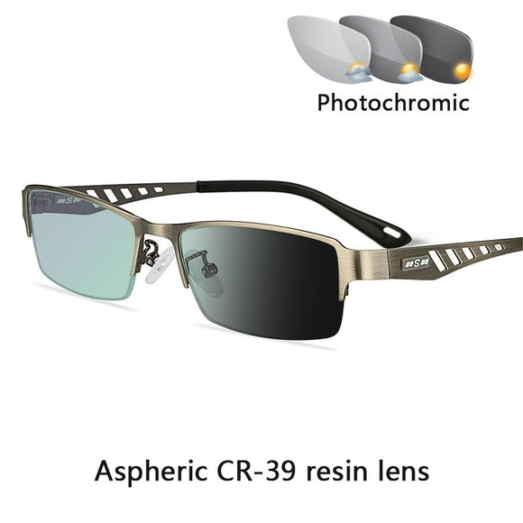 Transition Photochromic Reading Hyperopia Diopters Presbyopia Glasses