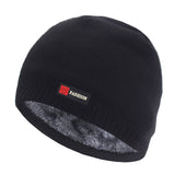 Brand Skullies Beanies Knitted Hat Thick Gorro Bonnet Fur Hat Cap