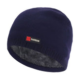 Brand Skullies Beanies Knitted Hat Thick Gorro Bonnet Fur Hat Cap