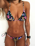 Ciktidin Floral Print Bikini Swimwear Women Beach Maillot de Bain Femme