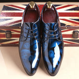 Ruimo Leather Shoes Dance Flat Sneaker British Men Dress Vogue Large Yards