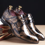 Ruimo Leather Shoes Dance Flat Sneaker British Men Dress Vogue Large Yards