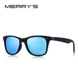 MERRYS DESIGN Unisex Rivet Polarized Sunglasses Square Frame 100% UV Protection S8508