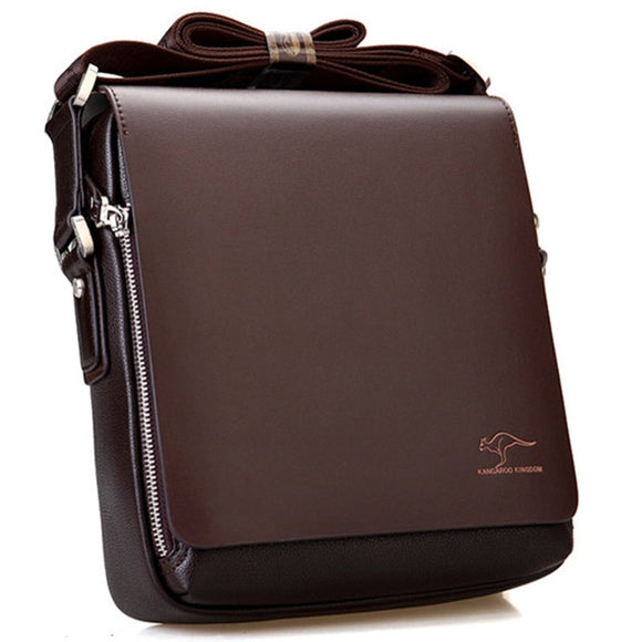 Baellerry Brand Men's Vintage Leather Shoulder Handsome Crossbody Bag