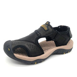 BAOLUMA Men Soft Sandals Comfortable Shoes Leather Big Size Roman
