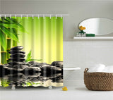 NYYBXFKDD Printed 3d Shower Curtains Waterproof Polyester Fabric Washable Bathroom Hooks Accessories