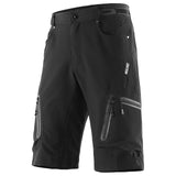 Arsuxeo Men's MTB Spandex Bike Baggy Breathable Quick Dry Waterproof Zipper Sports Shorts