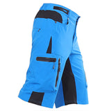 Arsuxeo Men's MTB Spandex Bike Baggy Breathable Quick Dry Waterproof Zipper Sports Shorts