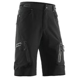 Arsuxeo Men's MTB Spandex Bike Baggy Breathable Quick Dry Waterproof Zipper Sports Shorts